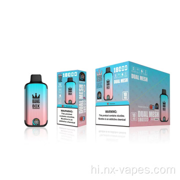 मूल थोक vape बैंग बॉक्स 18000 पफ्स